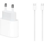 Apple Uyumlu Iphone 15 Pro Max 20w Şarj Adaptörü Ve Şarj Kablosu Type-c to type-c Seti Orijinal