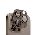Apple Uyumlu iPhone 16 Pro/16 Pro Max Lens Koruyucu Halka Set-al3130 Kahve