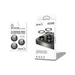 Apple Uyumlu iPhone 17 Pro Max Kamera Lens Koruyucu Cl-12 Premium Safir Parmak İzi Bırakmayan Anti-reflective Titanyum-gri