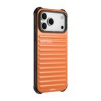 Apple Uyumlu iPhone 17 Pro Max Kılıf Mat Renkli Tasarım Youngkit True Color Serisi Kapak Turuncu