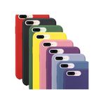 Apple Uyumlu iPhone 7 Plus 8 Plus Kilif Içi Kadife Silikon Lansman Tam K 513106704 renk-kirmizi