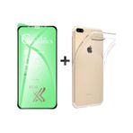 Apple Uyumlu iPhone 7 Plus Sefaf Kilif + 9D Nano Ekran Koruyucu Kirilmaz Cam 541304680