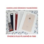 Apple Uyumlu iPhone 8 Plus Arka Pil Batarya Kapağı (Cam) B-7000 (226129979) renk-secenegi-beyaz