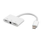 Apple Uyumlu iPhone Lightning Kulaklık Şarj Aux Çevirici Dönüştürücü Çoklayıcı (533635758)