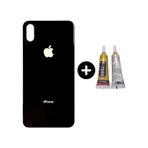 Apple Uyumlu iPhone X Arka Pil Batarya Kapak Siyah + B7000