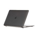 Apple Uyumlu MacBook Air 13.3' 2020 M1 A2337 A2179 A1932 Karbon Fiber Desenli Kapak 001 siyah