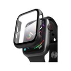 Apple Uyumlu Watch 2 3 4 5 6 Seri 42mm Ekran Koruyucu Kılıf Cam 360 Derece Tam Koruma