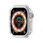 Apple Watch 10. Nesil 46MM Uyumlu Rubber Sert Plastik Koruma Kasa Kılıfı - Şeffaf