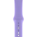 Apple Watch 2 3 4 5 6 7 Se Uyumlu 42 Mm A+ Kaliteli Silikon Kordon Lila