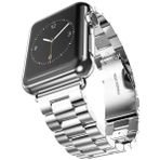 Apple Watch 2/3/4/5/6/7/8/Se/Ultra 42 44 45 49Mm Uyumlu Celik Baklali Metal Kordon