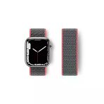 Apple Watch 38Mm Hasırlı Cırtcırtlı Kordon (Saat Değildir) - Pembe
