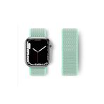 Apple Watch 38Mm Hasırlı Cırtcırtlı Kordon (Saat Değildir) - Turkuaz