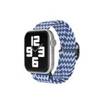 Apple Watch 38mm Kordon (saat Değildir) - Zigzag Beyaz-mavi