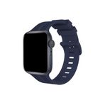 Apple Watch 38Mm Kr408 Çizgili Silikon Kordon (Saat Değildir) - Lacivert