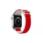 Apple Watch 38Mm Mountain Kordon (Saat Değildir) - Beyaz-Kırmızı