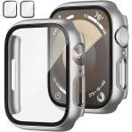 Apple Watch 42Mm 4-5-6 Se Seri Uyumlu Starlight 360 Derece Koruma Ve Temperli Cam Ekran Koruyucu Gümüş