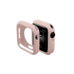Apple Watch 42Mm Silikon Alt Kasa - Pudra-(5796)