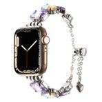 Apple Watch 42Mm Zore KRD-115 Renkli Taş Tasarımlı Kordon