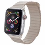 Apple Watch 44mm KRD-09 Mıknatıslı Deri Kordon