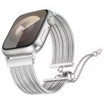 Apple Watch 44Mm Zore Krd-137 Metal Hasır Kordon