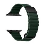 ???Apple Watch 7 41mm KRD-78 PU Deri Kordon Strap Kayış