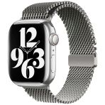Apple Watch 7 41Mm Zore Krd-121 Metal Hasır Kordon