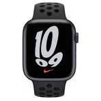 Apple Watch Nike Series 7 GPS + Cellular 45 mm Gece Yarısı Alüminyum Kasa Akıllı Saat