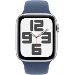 Apple Watch Se 2 2023 Gps 40Mm Gümüş Rengi Alüminyum Kasa Ve Kot Rengi Spor Kordon Akıllı Saat (Apple Türkiye Garantili)
