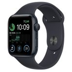 Apple Watch SE 2 44 mm Gece Yarısı Alüminyum Kasa Akıllı Saat Teşhir- Outlet