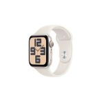Apple Watch SE 2023 40 mm Gps + Cellular Yıldız Işığı Alüminyum Kasa Spor Kordon Akıllı Saat Teşhir- Outlet