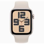 Apple Watch SE 2023 40 mm Yıldız Işığı Alüminyum Kasa Spor Kordon Akıllı Saat