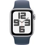 Apple Watch SE 2023 40mm Gümüş Alüminyum Kasa Spor Kordon Akıllı Saat Teşhir- Outlet