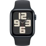 Apple Watch SE 2023 44 mm Gece Yarısı Alüminyum Kasa Spor Kordon Akıllı Saat Teşhir- Outlet