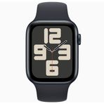 Apple Watch SE 2023 44 mm Gps + Cellular Gece Yarısı Alüminyum Kasa Spor Kordon Akıllı Saat