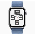Apple Watch SE 2023 44 mm Gps + Cellular Gümüş Alüminyum Kasa Spor Loop Akıllı Saat