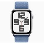 Apple Watch SE 2023 44 mm Gümüş Alüminyum Kasa Spor Loop Akıllı Saat