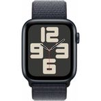 Apple Watch SE 2024 GPS 44 mm Gece Yarısı Alüminyum Kasa Mürekkep Moru Spor Loop Akıllı Saat