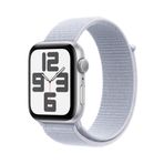 Apple Watch SE 2024 GPS 44 mm Gümüş Alüminyum Kasa Bulut Mavisi Spor Loop Akıllı Saat