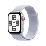 Apple Watch SE 2024 GPS + Cellular 40 mm Gümüş Alüminyum Kasa Bulut Mavisi Spor Loop Akıllı Saat