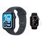 Apple Watch Se 3 44Mm 3 Adet Uyumlu Şeffaf Ultra Koruyucu Nano Jelatin