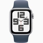 Apple Watch SE 3 GPS + Cellular Gümüş Alüminyum Kasa Fırtına Mavisi Spor Kordon Akıllı Saat