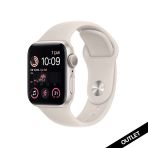 Apple Watch Se 4 40 mm Alüminyum Kasa Yıldız Işığı Spor Kordon Akıllı Saat Teşhir- Outlet