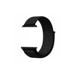 Apple Watch Seri 1 2 3 Icin 38 Mm Dokuma Kordon Siyah (Dark Black)
