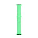 Apple Watch Seri 1 2 3 İçin 38 Mm Slim Silikon Kordon Kayış Marine Green
