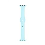 Apple Watch Seri 1 2 3 İçin 38 Mm Slim Silikon Kordon Kayış Sky Blue