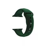 Apple Watch Seri 1 2 3 Icin 38 Mm Small Beden(S/M Size) Silikon Kordon Pine Green