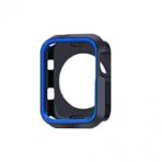 Apple Watch Seri 1 2 3 İçin 42 MM İki Renkli Silikon Tpu Kılıf (Siyah Lacivert)