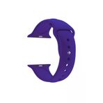 Apple Watch Seri 1 2 3 Icin 42 Mm Small Beden(S/M Size) Silikon Kordon(54 Renk) Koyu Mor
