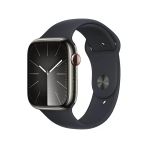 Apple Watch Seri 9 45 Cell Mm Çelik Kasa S/M Akıllı Saat (Apple Türkiye Garantili) Grafit - Gece Yarısı