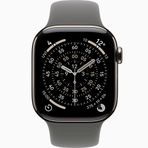 Apple Watch Series 11 GPS+Cellular 46 mm Natürel Titanyum Kasa Natürel Taş Grisi Spor Kordon Akıllı Saat